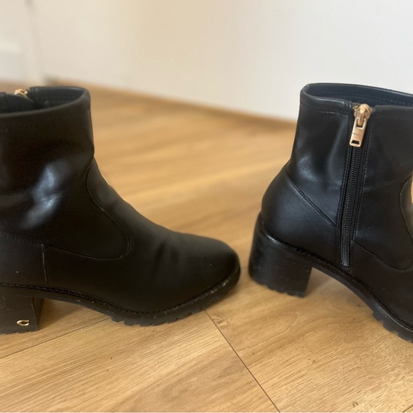 Coach Joy Black Leather Bootie - Picture 4 of 7